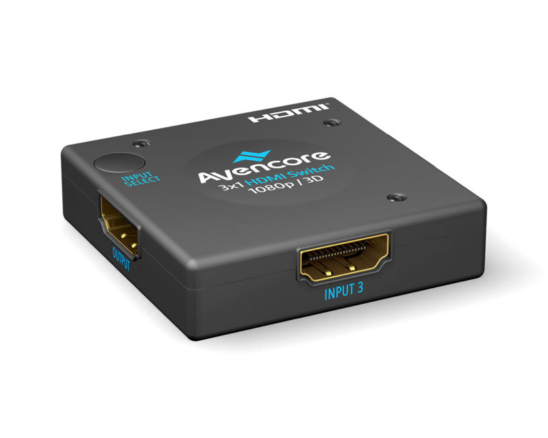Spectre Series 3-Port Compact Passive HDMI Switcher
