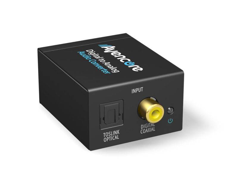 Digital to Analog Audio Converter (TOSLINK & Digital Coaxial to Stereo Audio) Gallery 1