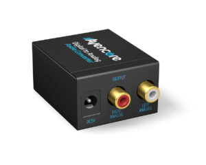 Digital to Analog Audio Converter (TOSLINK & Digital Coaxial to Stereo Audio)